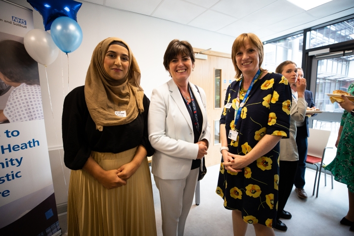 Cllr Mariam Khan Cllr Karen Grinsell and Dr Clara Day.jpg